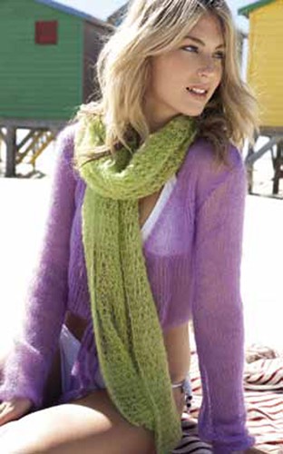 WICKELJACKE Silkhair von Lana Grossa
